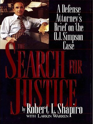 The Search for Justice - ebook